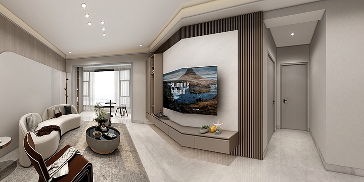 衍磊设计-和润居A1-5户型效果图-装修设计方案