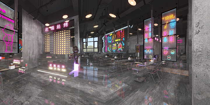 时而设计工作室-烤肉店4.27-装修设计方案