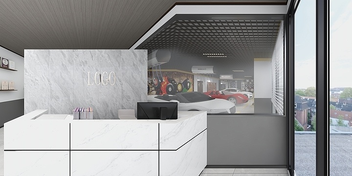 昨夜辰風-花果园购物中心汽车美容-装修设计方案