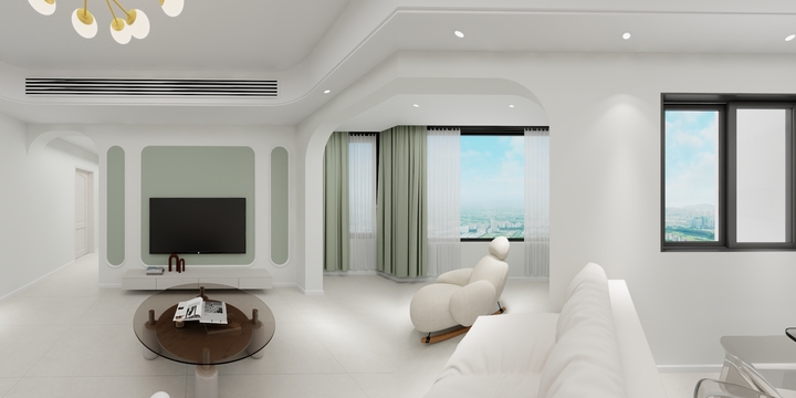 黑驹驹-昕晖-3室2卫-轻法-装修设计方案