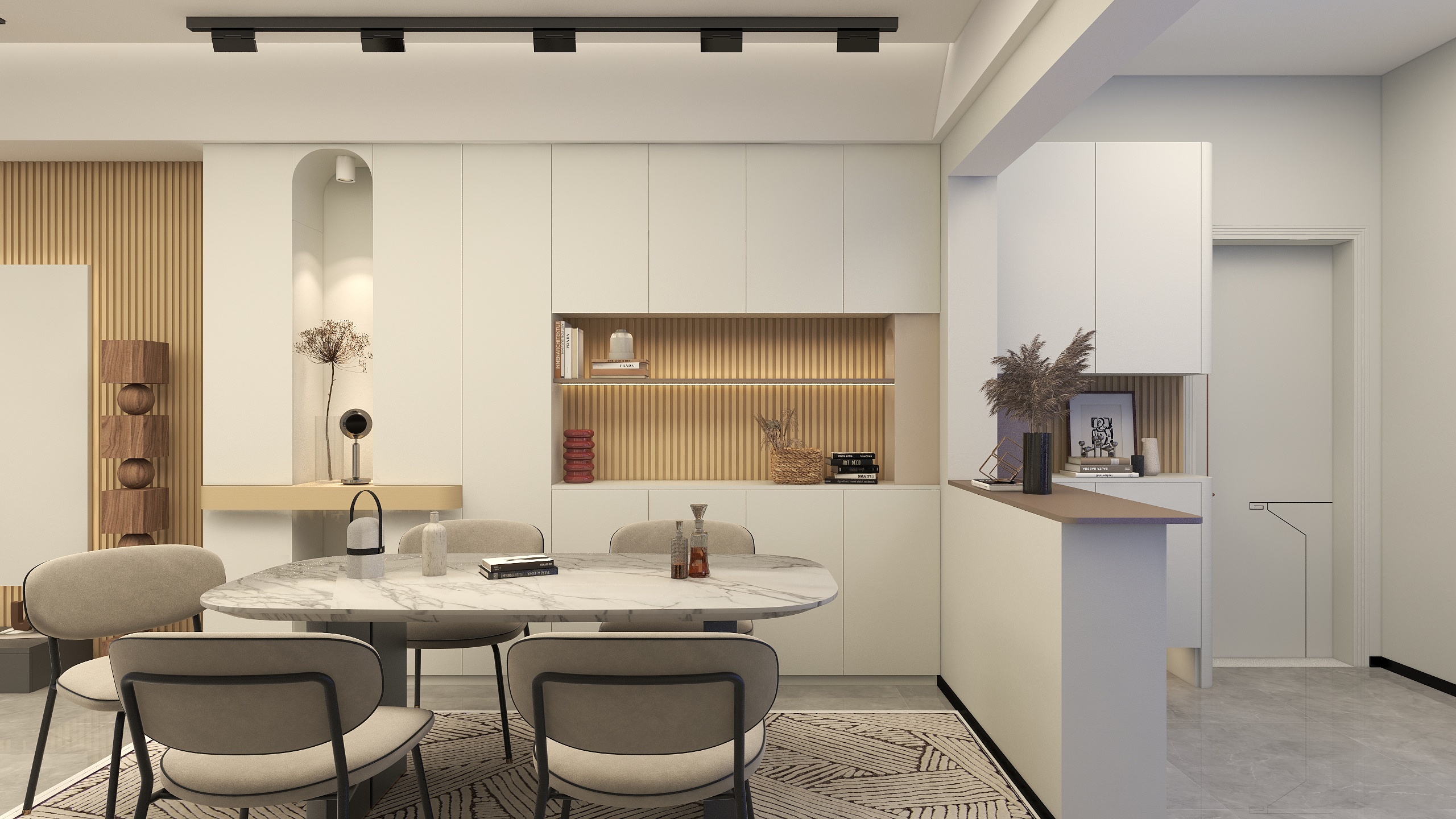 四个构思-天钻2座6街08户型-装修设计方案