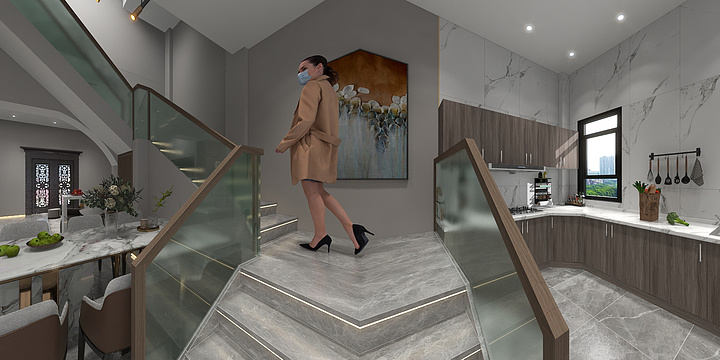 全案设计师黄工-榜山新天地民宿-装修设计方案