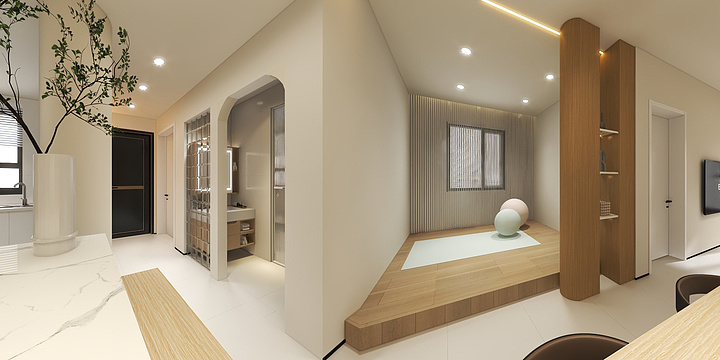 郑州屋下快装装饰设计有限公司-金岱文苑-装修设计方案