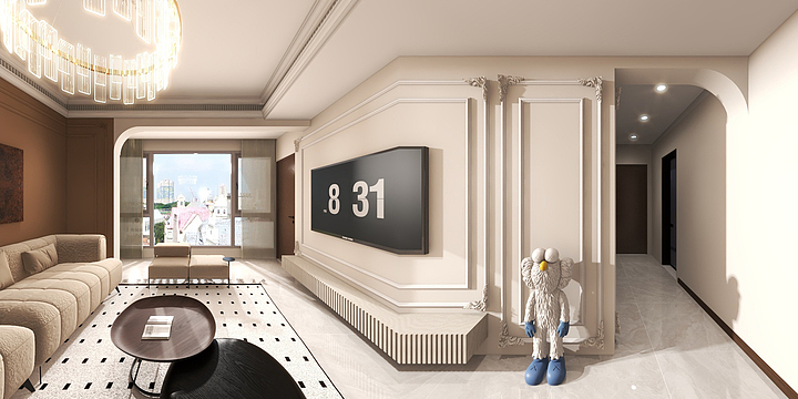 谢天成-凯越府115户型效果图-副本-副本-装修设计方案