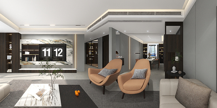 HuaShao_____-山水美地方案效果图-副本-装修设计方案