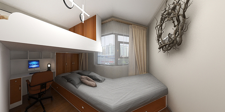 weixZROV-晨光嘉园买大队103-套三基本效果-装修设计方案