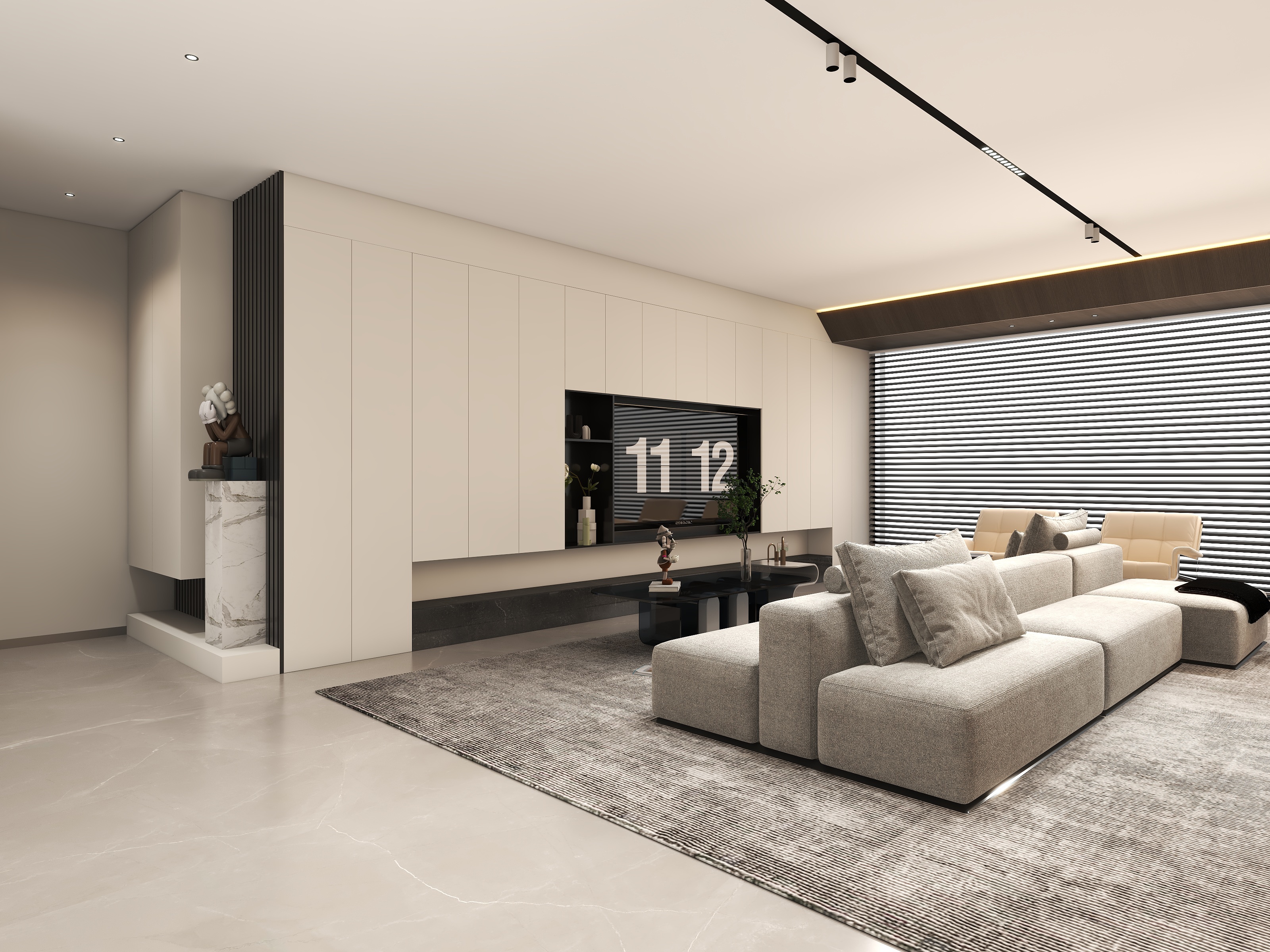 王某某y-130㎡2室装修效果图