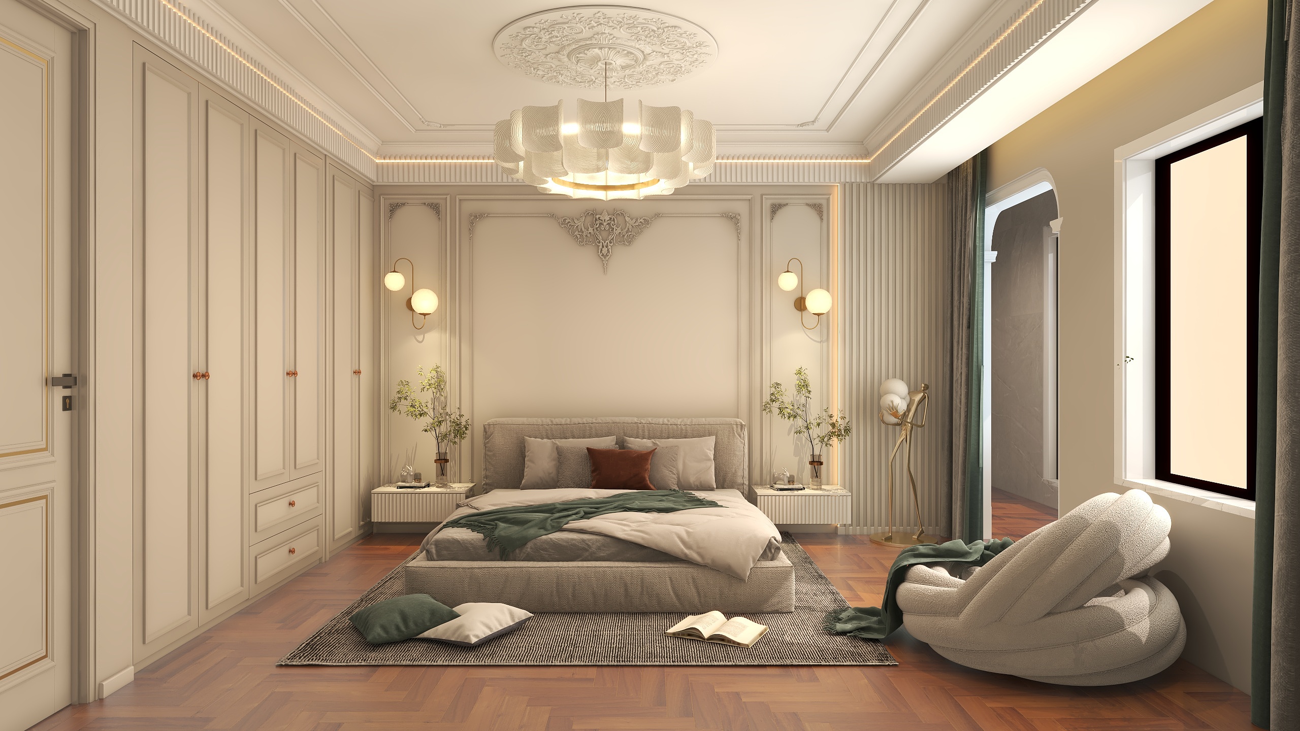 易盛装饰公司-天河64-5四楼 -装修设计方案