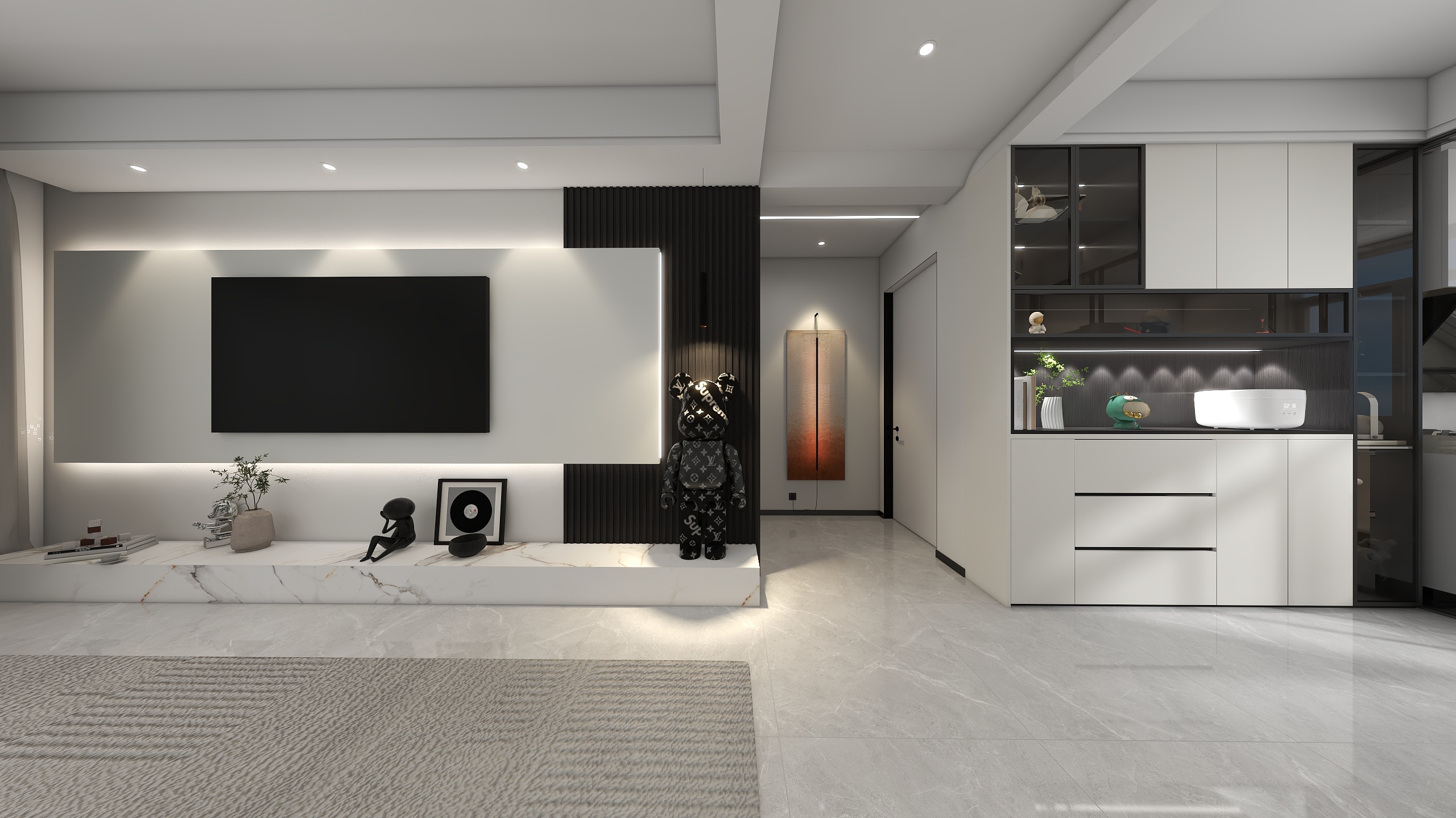 Fangcun_-黑白-装修设计方案