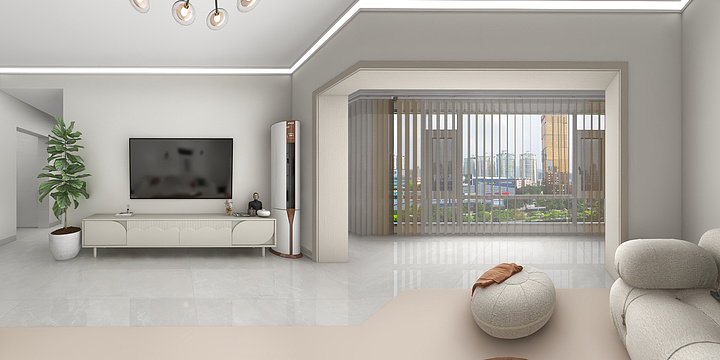 臻绮设计-登高中央公园13-05户型-装修设计方案