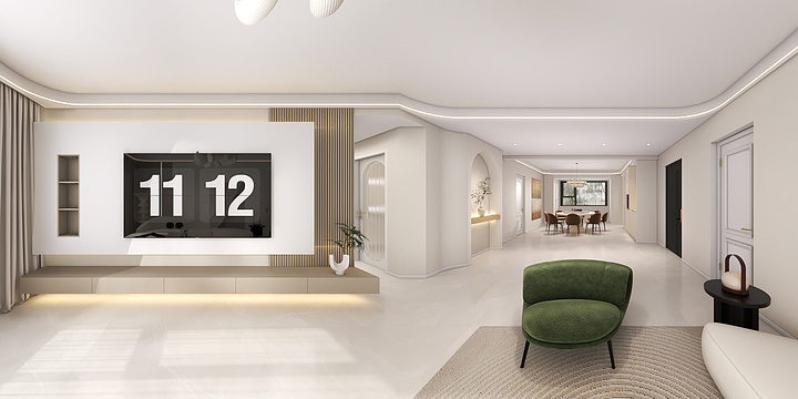 QX-Design-远津风景奶油-装修设计方案