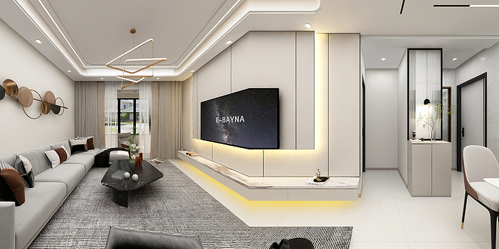 鹏鹏老师-公园华府2-2-1702康先生全案设计-装修设计方案