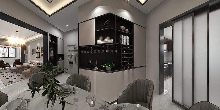 AA沐AA-和合公寓-装修设计方案