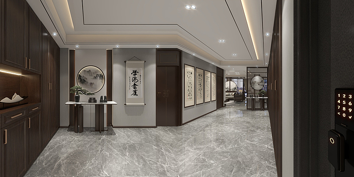 VIP定制-何营 新中式风格-装修设计方案