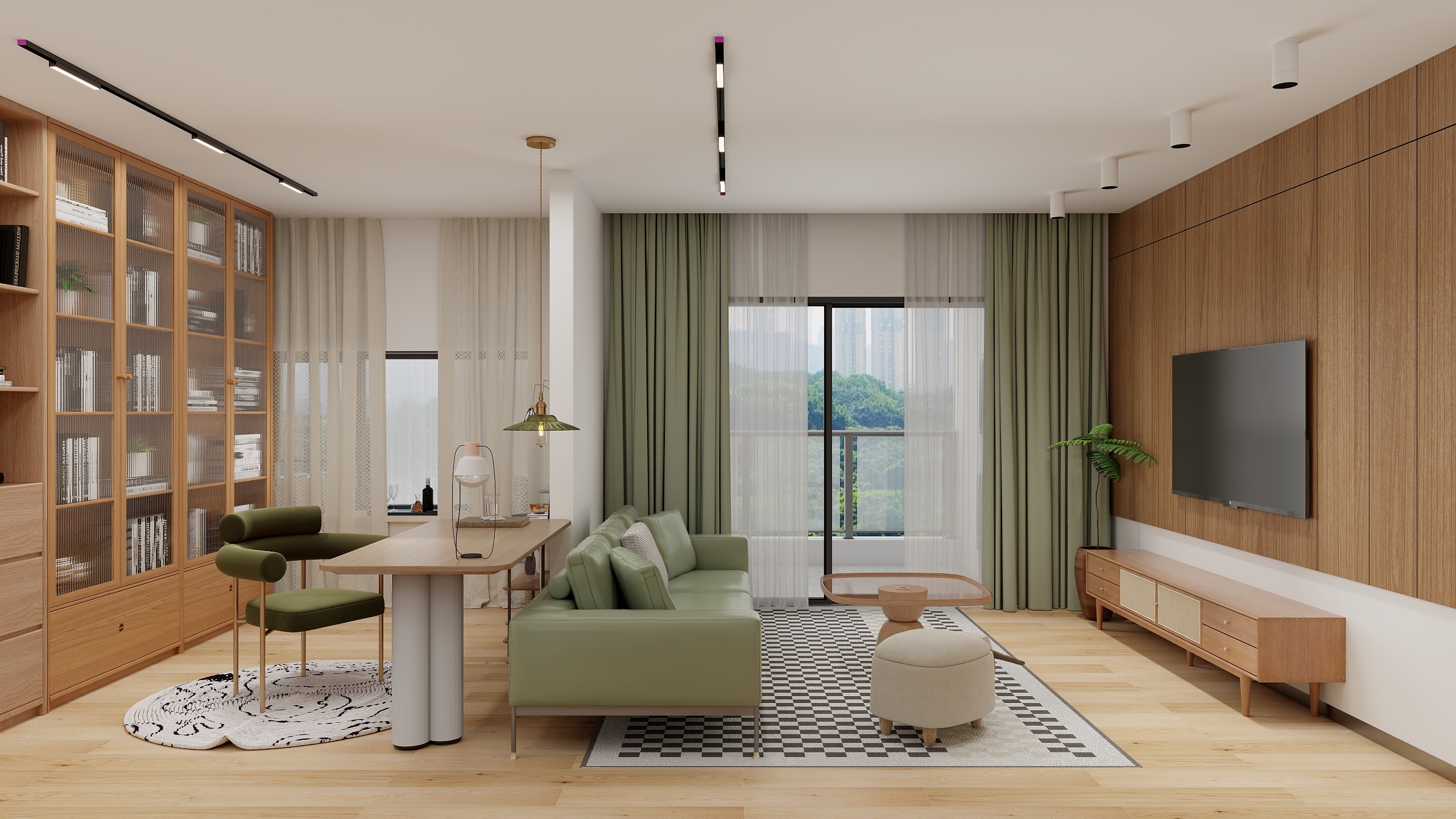 L零度设计-海德公园81㎡2室-装修设计方案