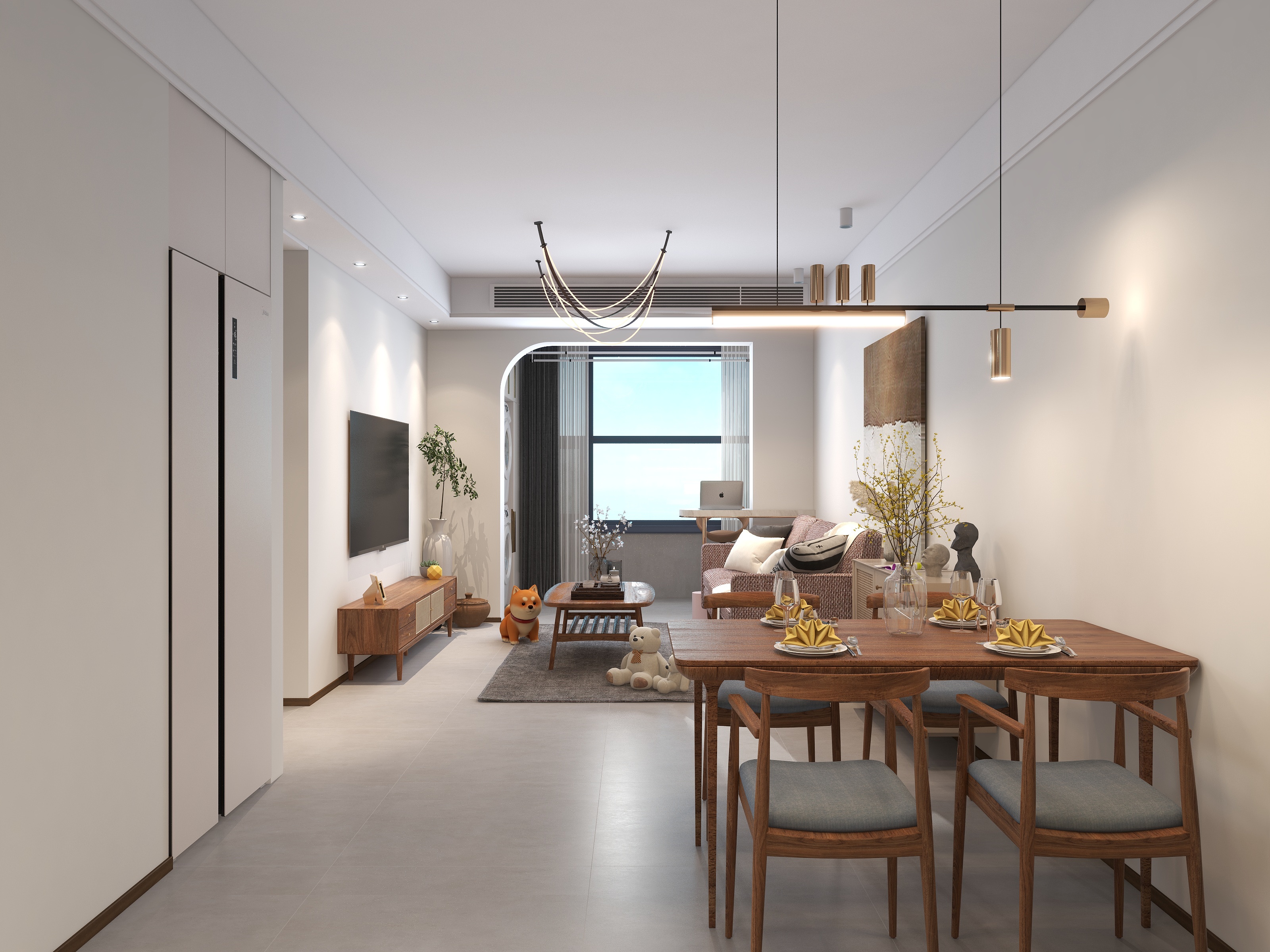 凤兮设计-青衿之志-蔚蓝之城99-现代-装修设计方案