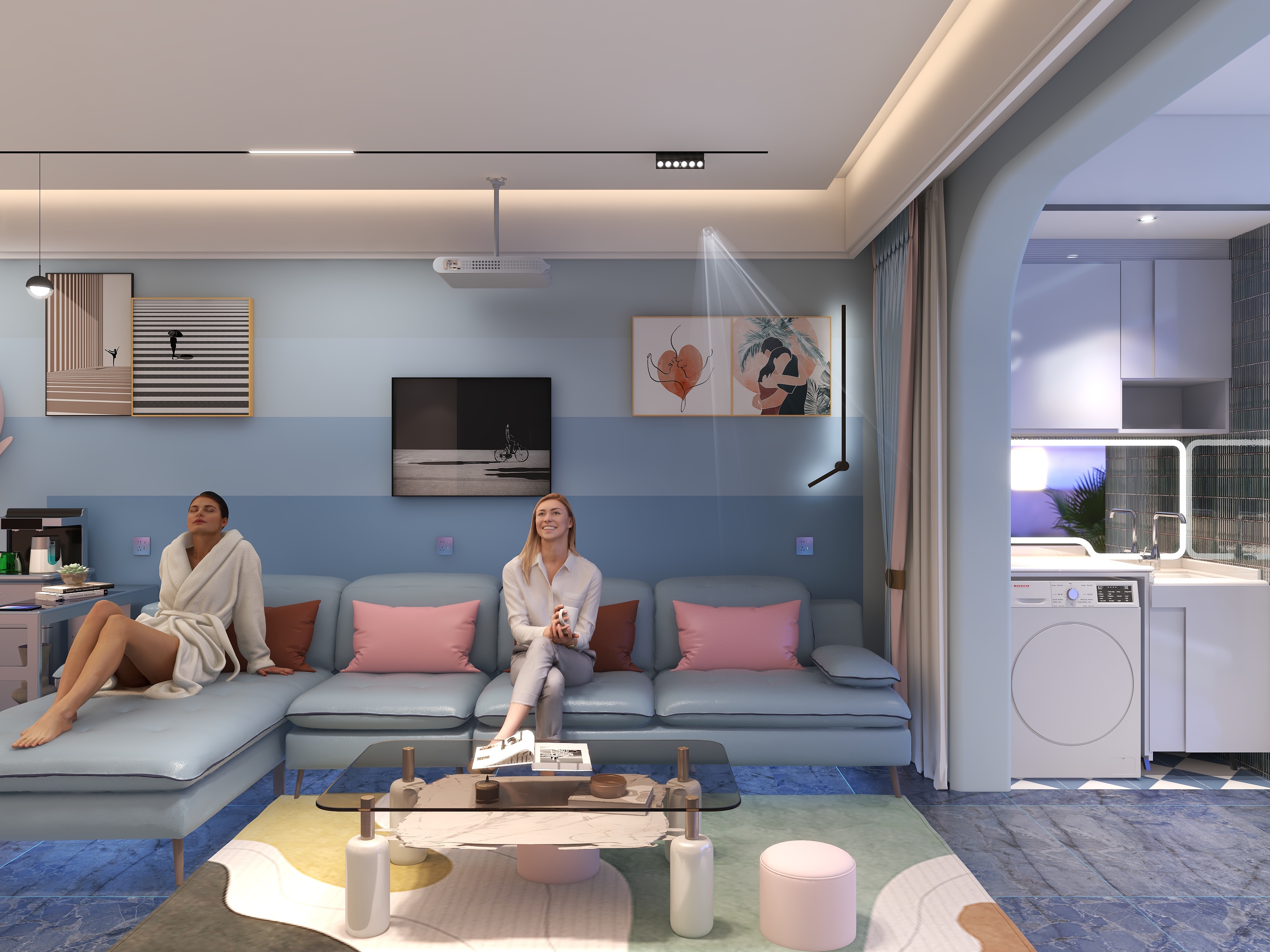 简十二-浪漫港湾-简十二装修效果图