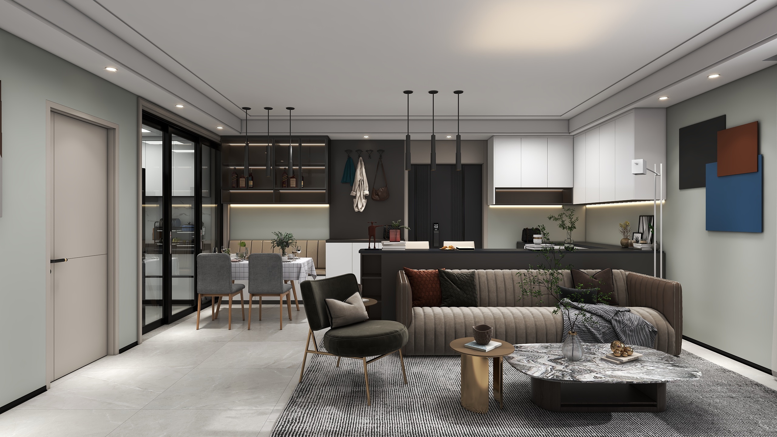 昌盛设计事务所-吕梁柳林   鑫飞誉景-装修设计方案