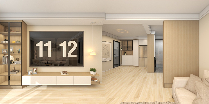 小馬全案设计-力盟商都-装修设计方案