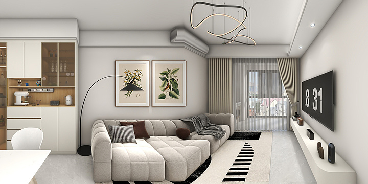 周志鹏-80㎡3室-装修设计方案