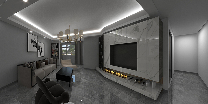 天亮说你好-嘉业1号楼一单元西户-装修设计方案