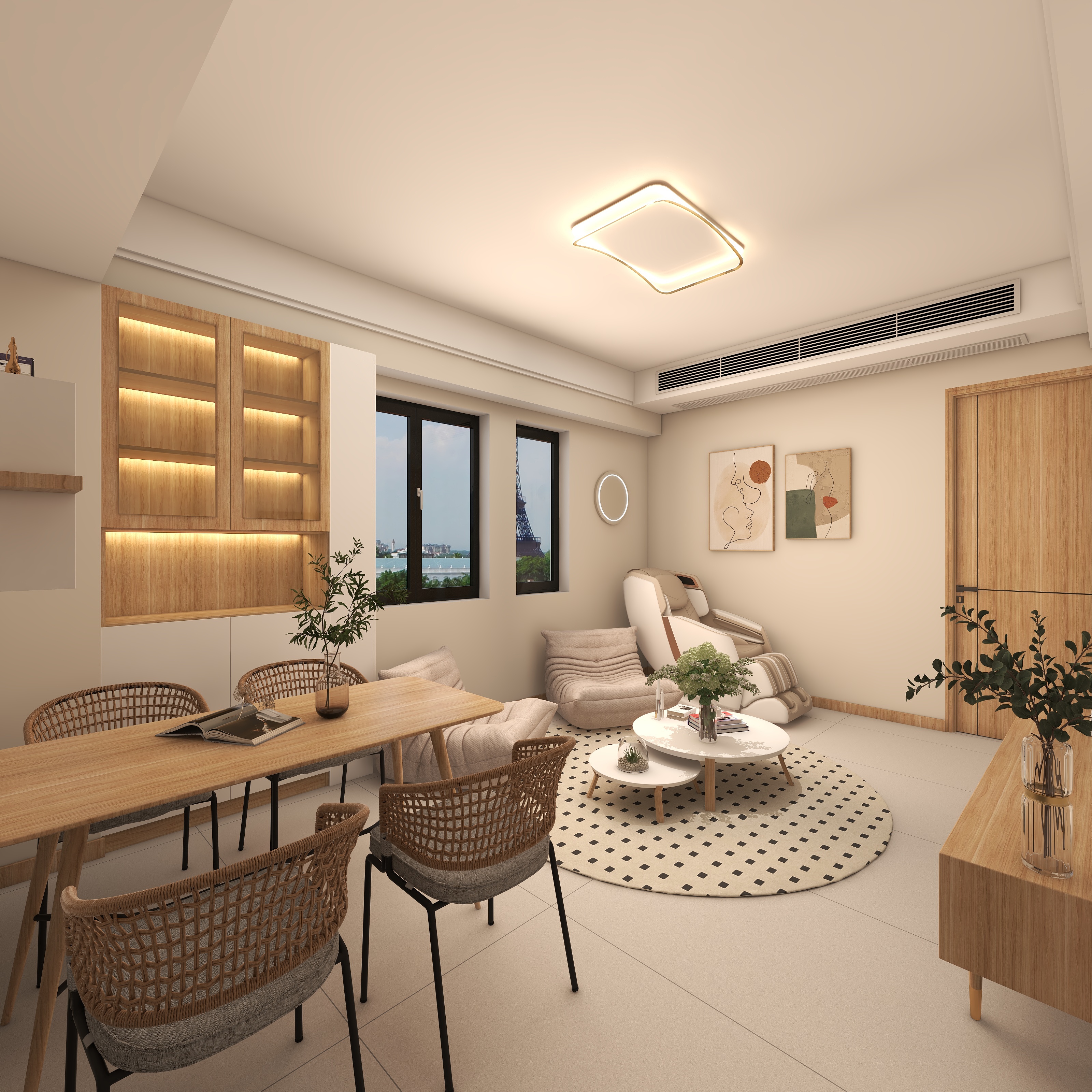 夏梦焱-北欧风装修效果图