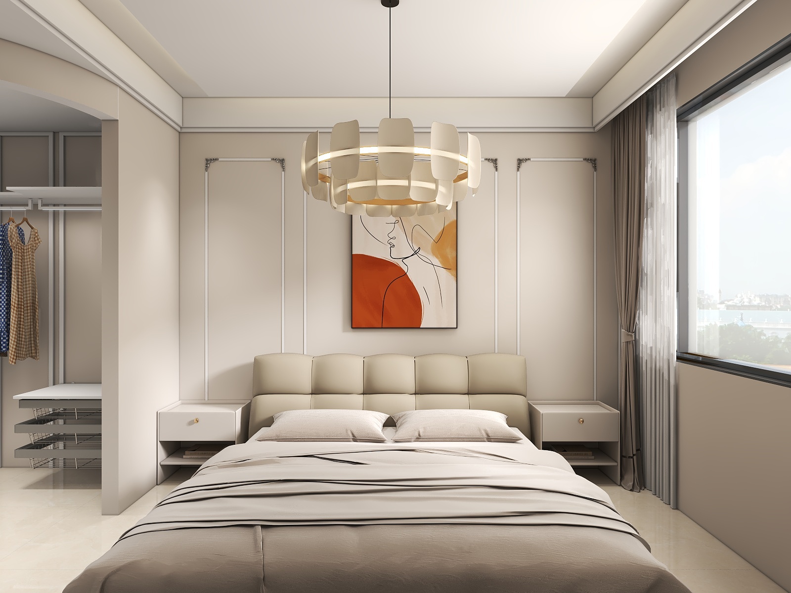 菲凡181-0751-6328-翰林府 现代奶油风-装修设计方案