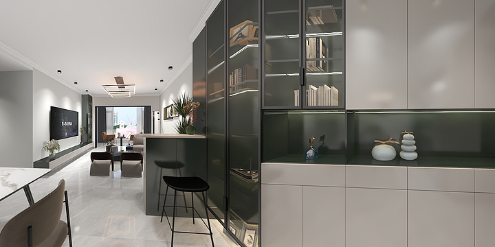 高级室内设计师梁工-阳光丽景-装修设计方案