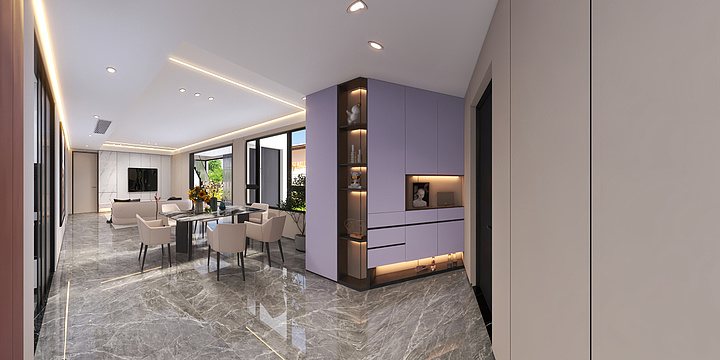 会设计的蜗牛-观澜城邦VR户型（极简）-装修设计方案