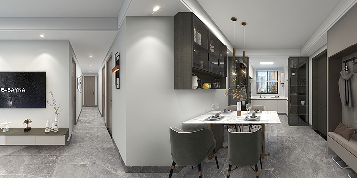 如封似闭-建发和玺109现代简约-装修设计方案