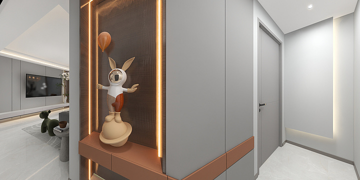 雅美居设计田工-荣茂府四室改三室-装修设计方案