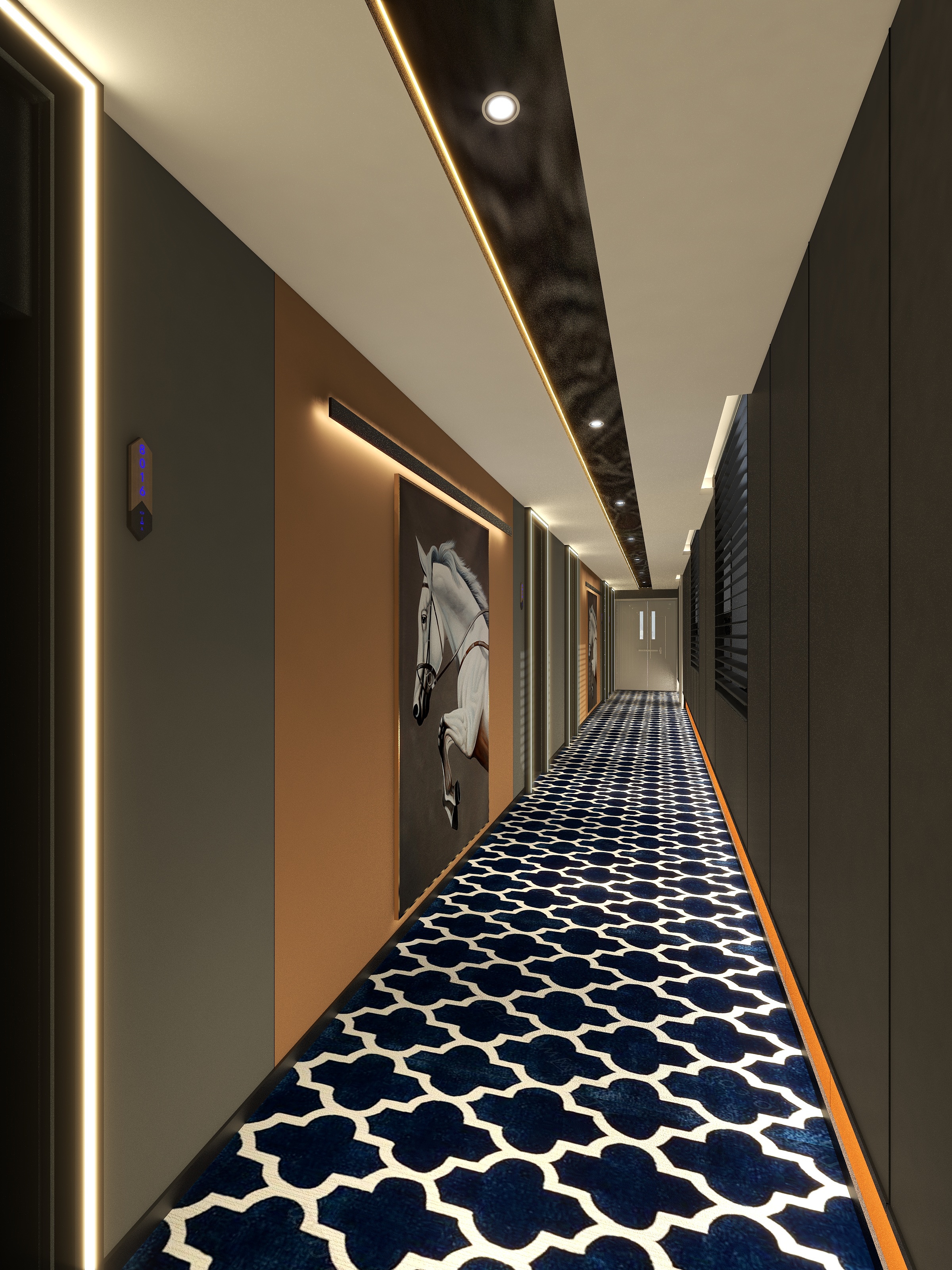 Clancy-走廊-装修设计方案