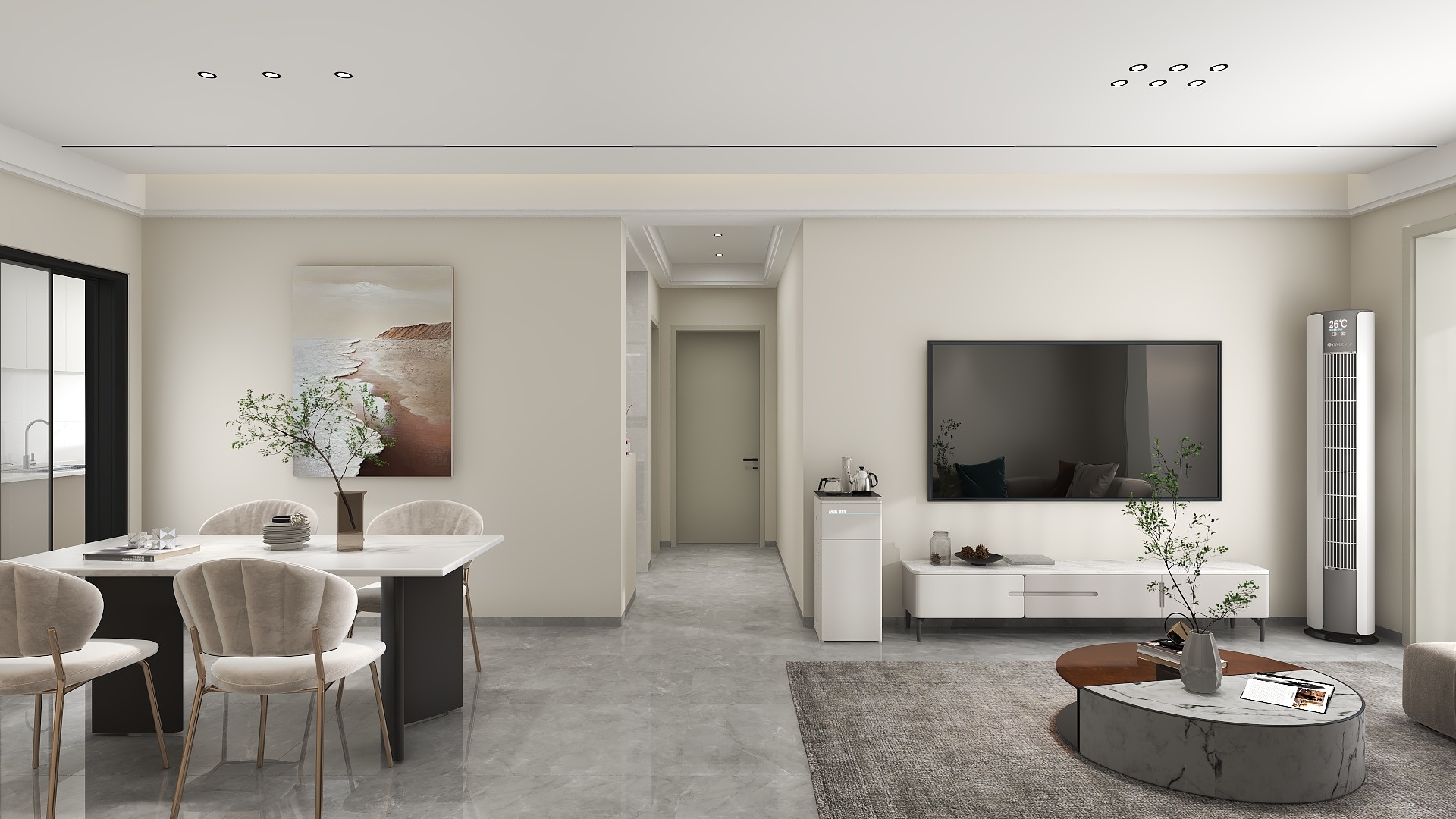 -叶文-香榭豪庭现代简约116㎡3室-装修设计方案