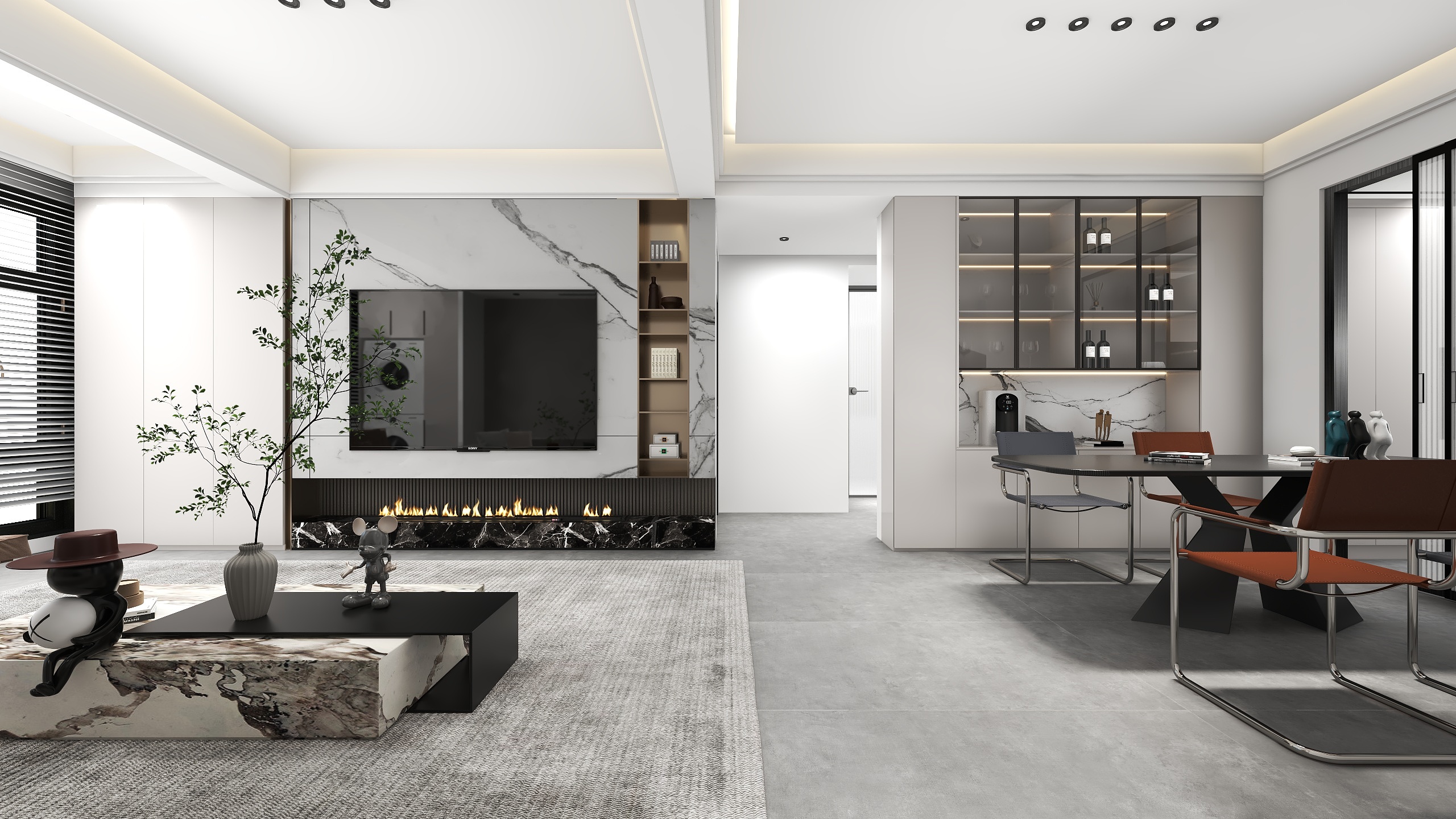 墨白之白设计-凯旋国际19-804-装修设计方案