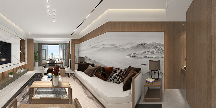 室内设计Designer-景太园17-1-402龙总雅居-装修设计方案