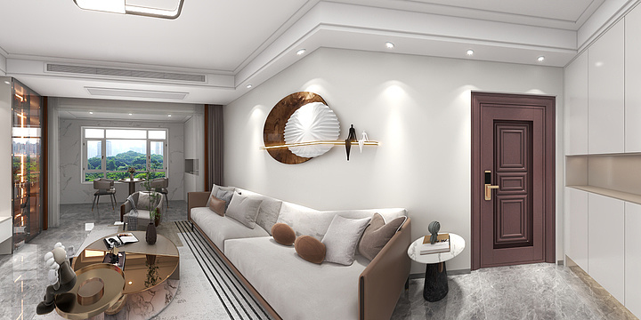 全景效果图000-济南远洋-湖印都会-装修设计方案