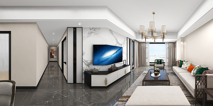 亿盛装饰设计-万宝国际C9栋效果图-装修设计方案