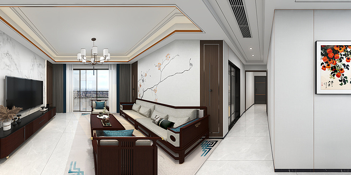 子木设计li-中信新城129㎡1室-装修设计方案