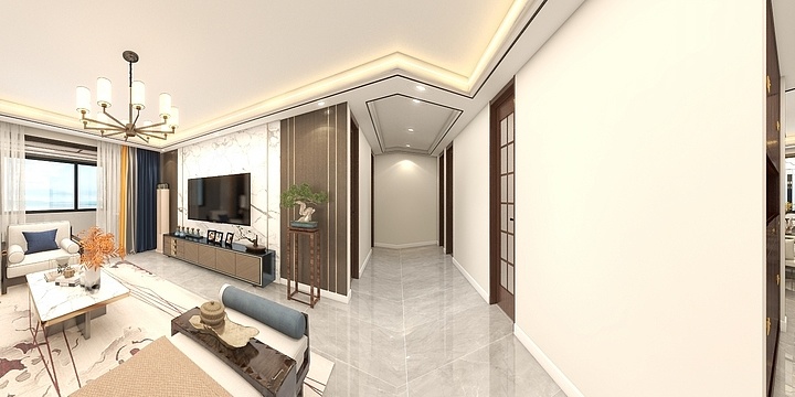 3DVRX-中心之城*新中式-装修设计方案