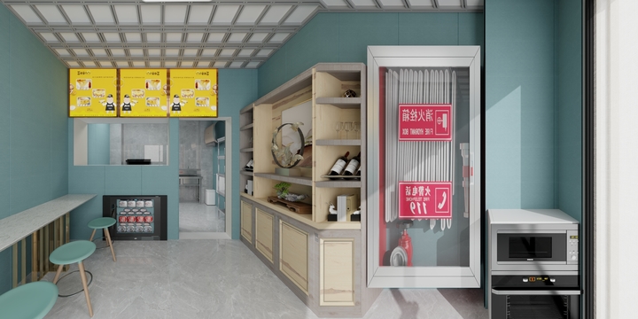 乾烽学馆-首席设计师-万达-餐饮-装修设计方案