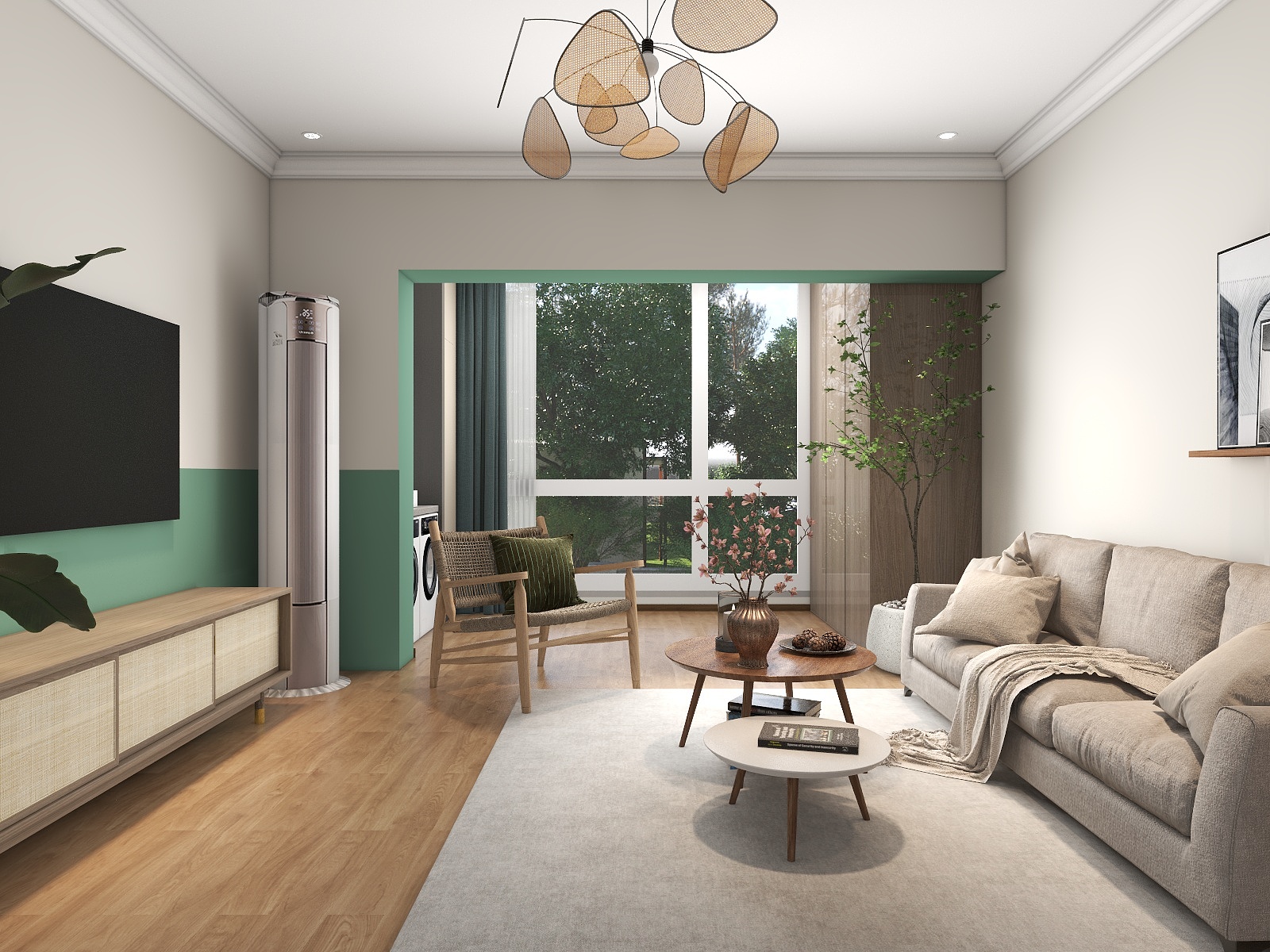 张健刚-日式自然——92平日式美居-装修设计方案