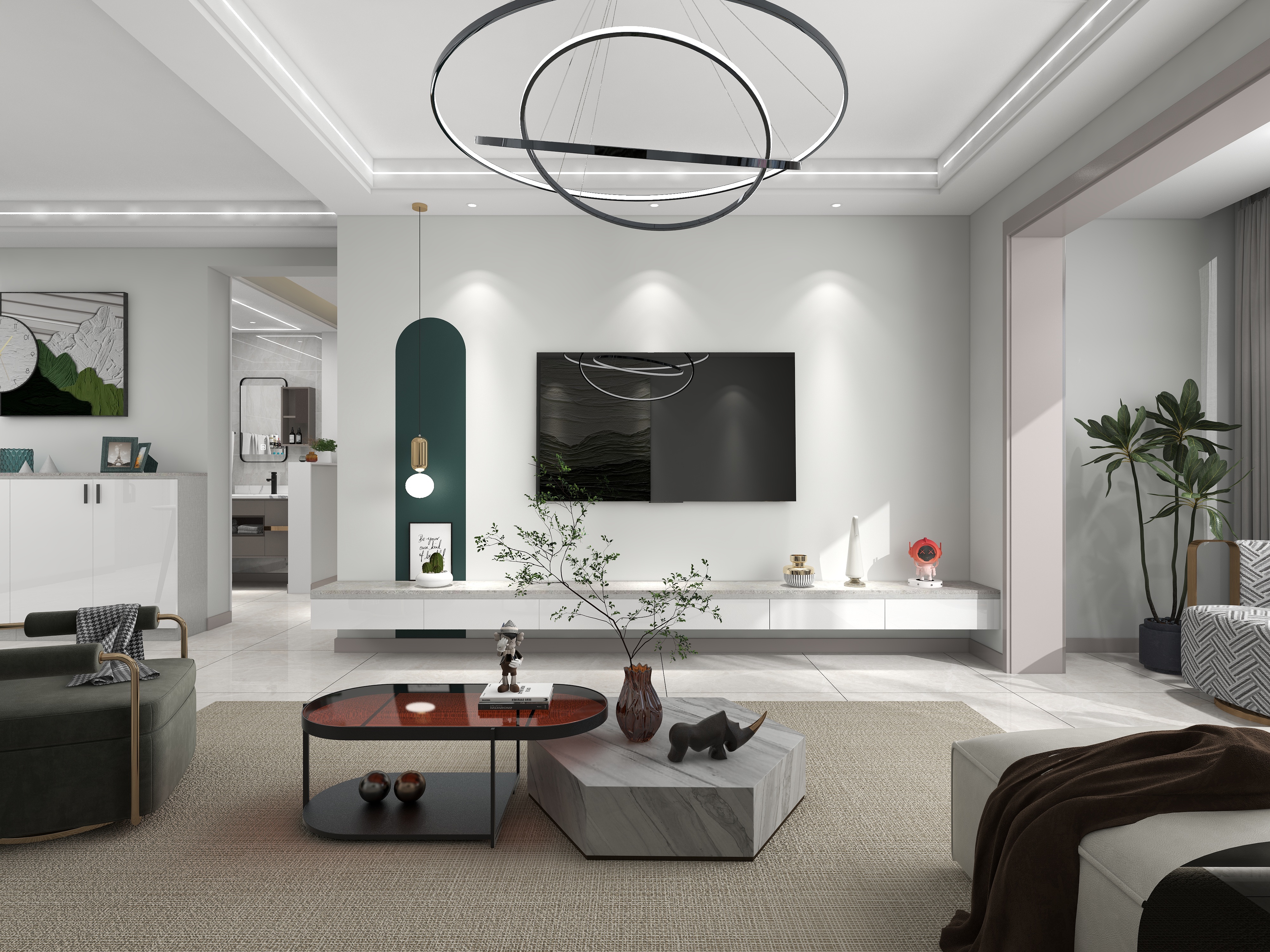 口口先森-润嘉国际现代简约-装修设计方案