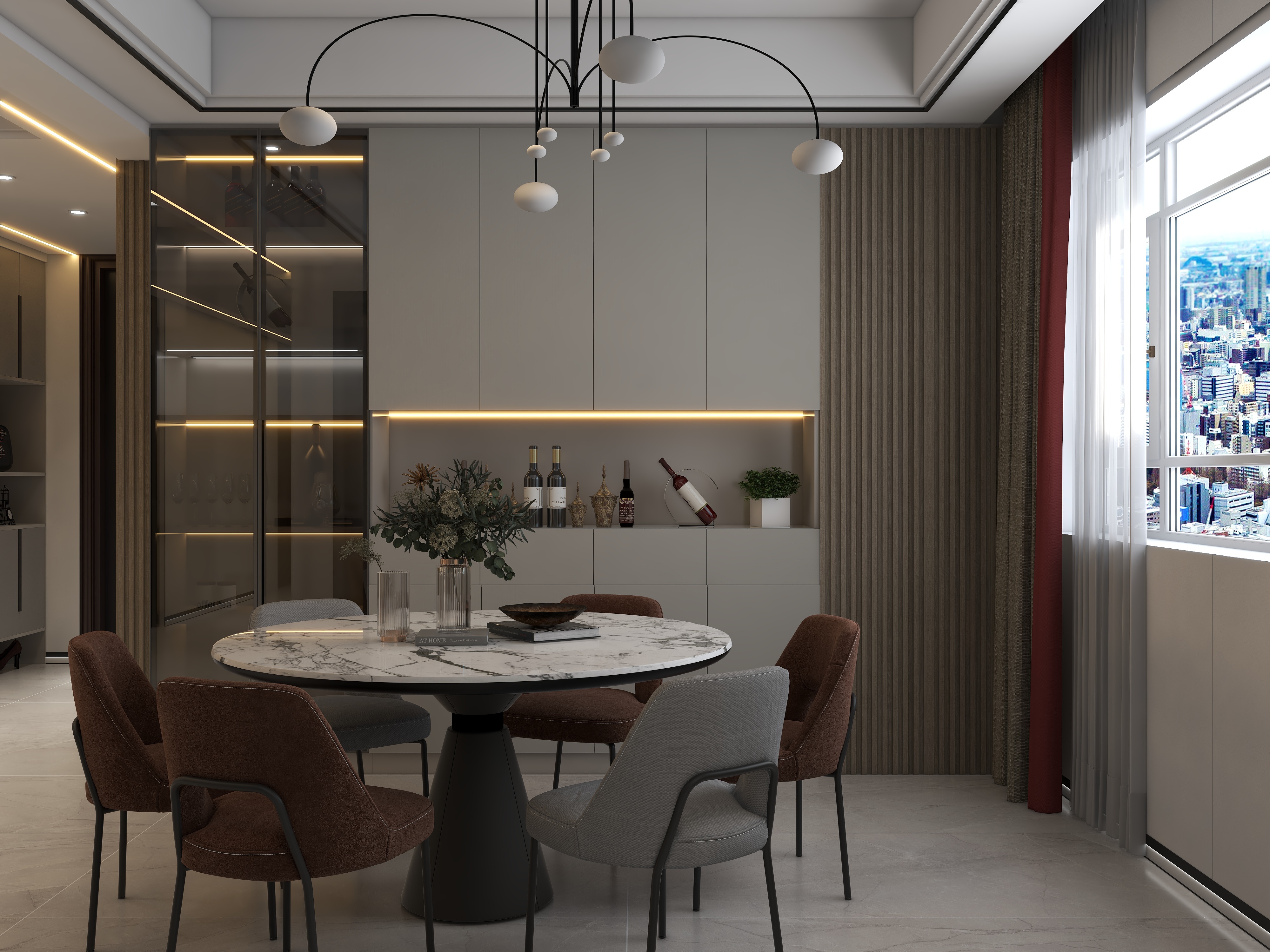 尚禾装饰有限公司-新城丽景 -155-7-1-效果图-装修设计方案