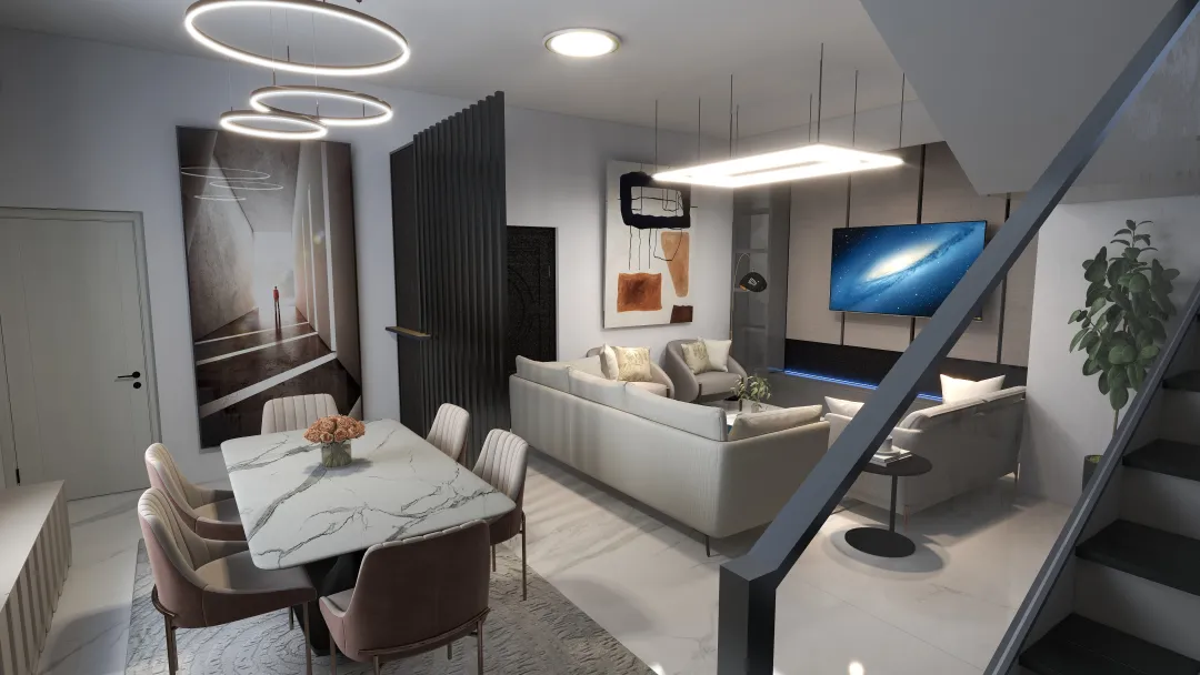 Animaze Multimedia的装修设计方案:A 4 Bedroom Apartment