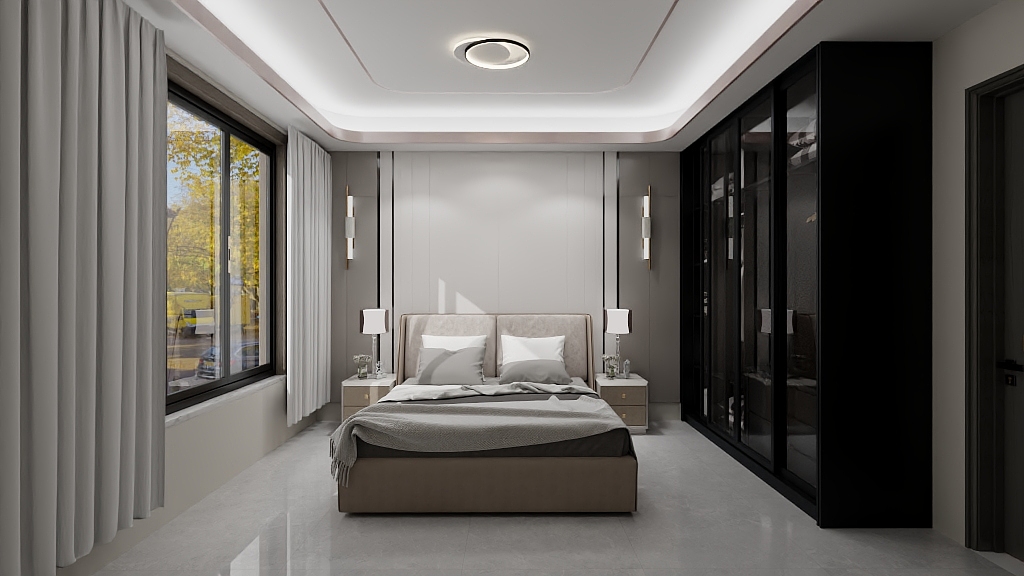 一只超级大白鹅-卧室设计-装修设计方案