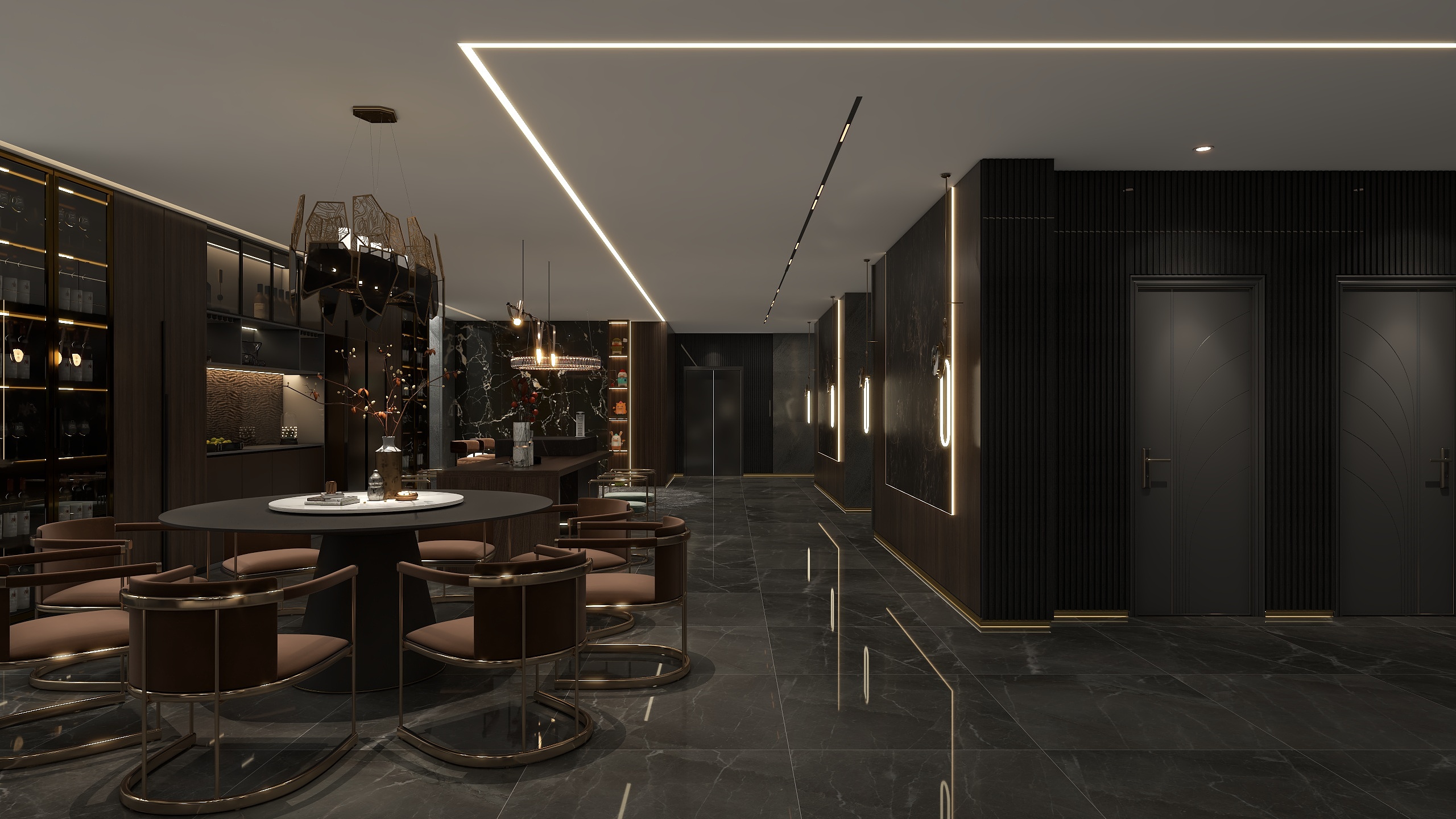 设计丶空间-王总负一层-装修设计方案