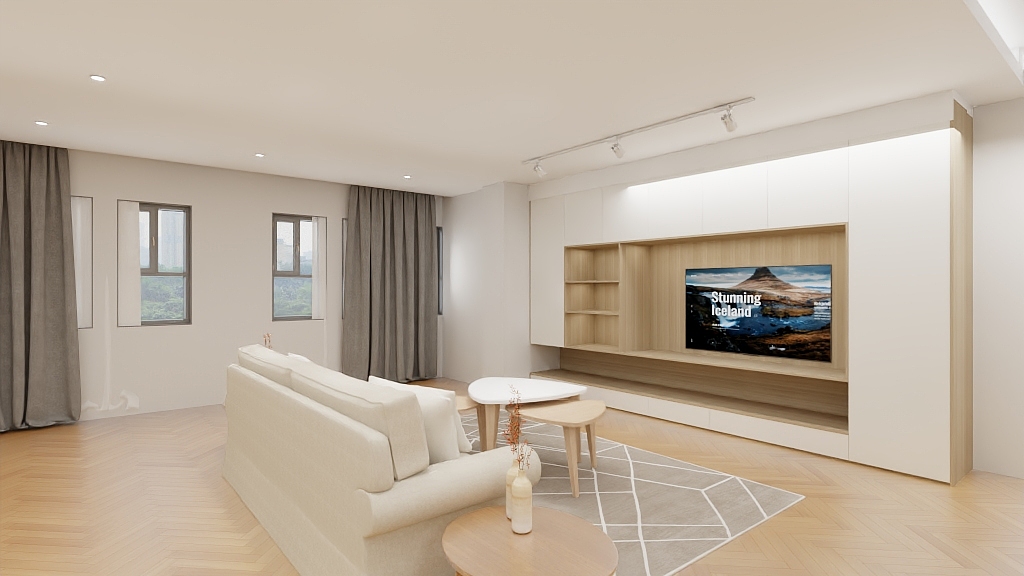 头发乱了--原木风 5号楼-装修设计方案