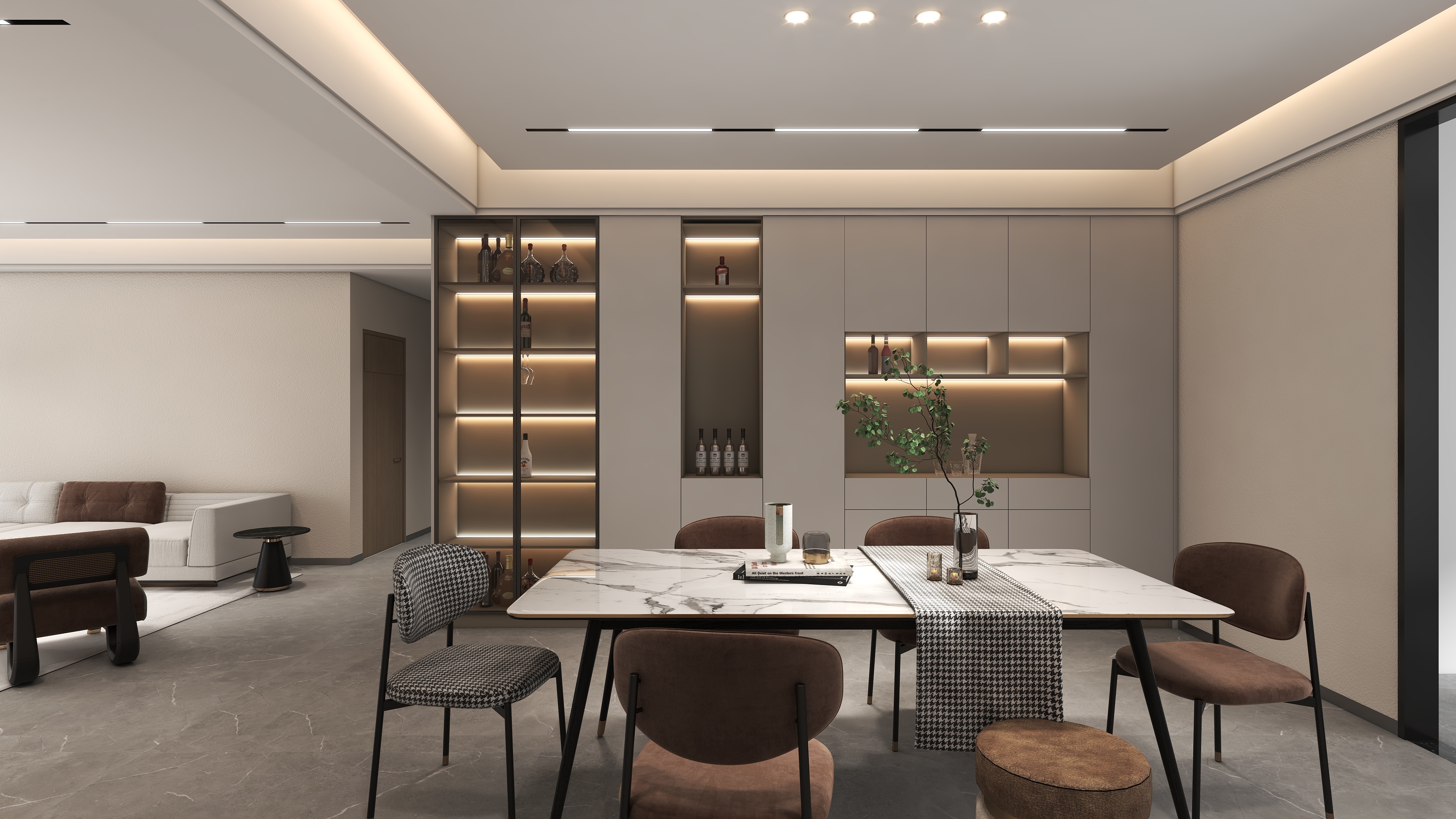 绿森林国际艺术壁材馆-扶绥未来城42-1-1402-装修设计方案