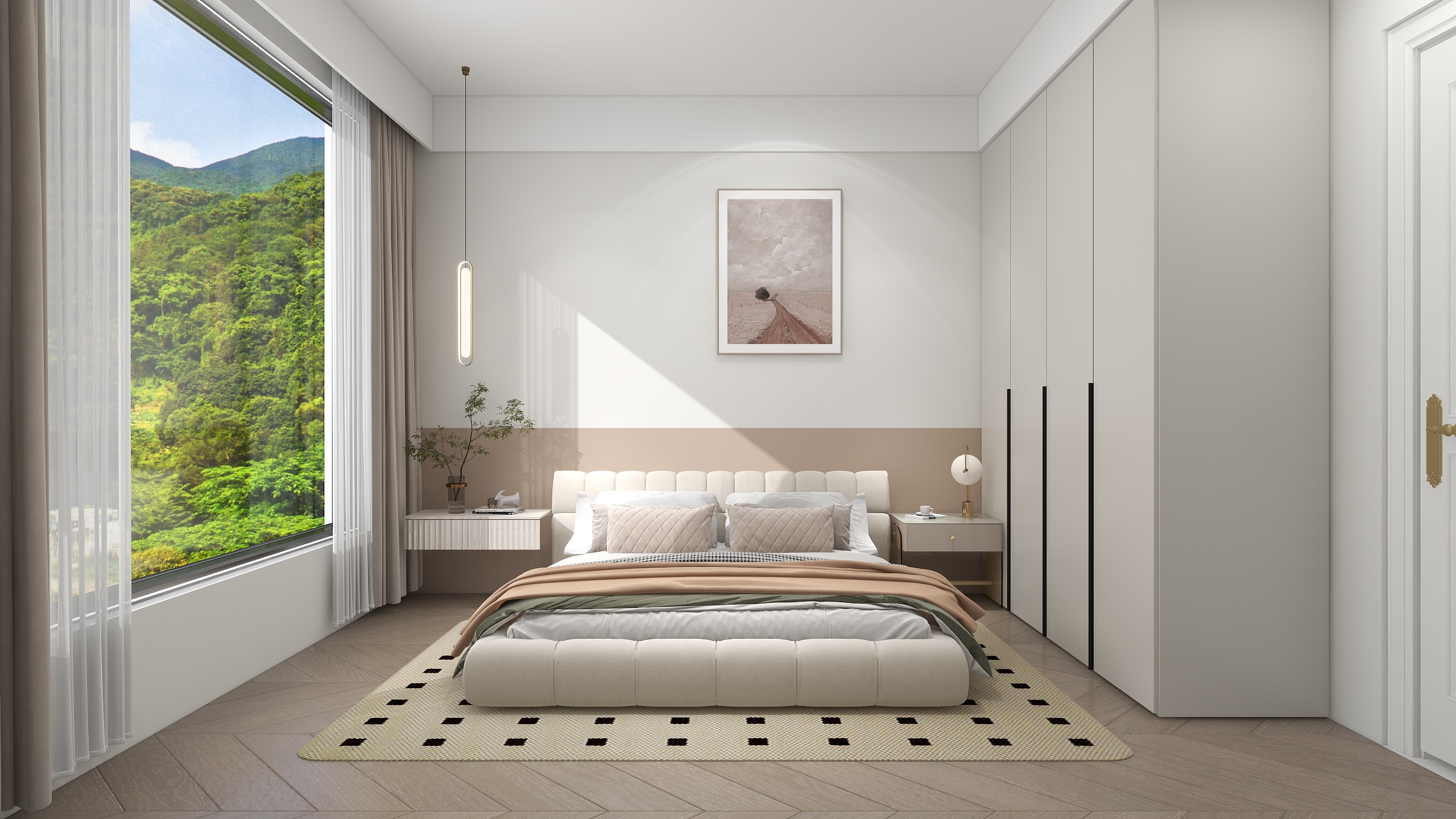 行云--阳光新城现代简约79㎡2室-装修设计方案