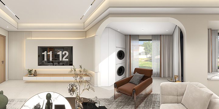 罗超设计丶-蘭台府黑白灰-装修设计方案